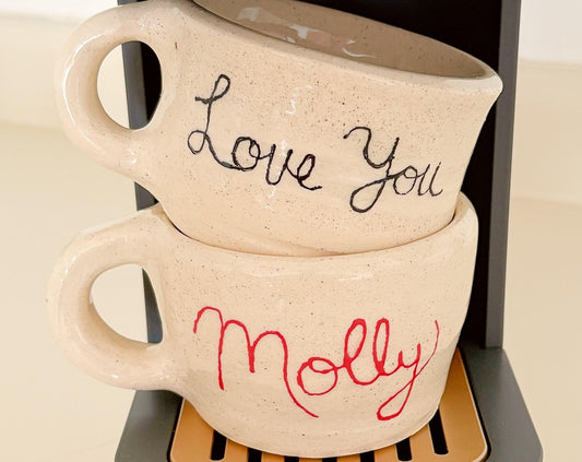 custom handmade mug